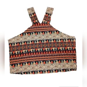 Forever 21+ Halter Top Aztec motive Plus Size 1X Earthly colors.